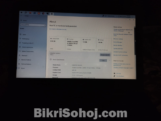 Asus X454L Core i3 4th Gen 8GB RAM 120 SSD